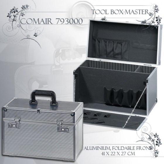 Kofer za frizerski pribor i alat aluminijumski 41x22x27cm SREBRNI.jpg